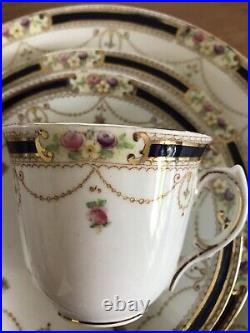 19 PIECE Antique Redford and Drakeford Balmoral Art Nouveau Tea Set 1902-1933