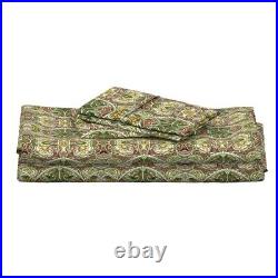 2084 Fall Colors Paisley Art Nouveau 100% Cotton Sateen Sheet Set by Roostery