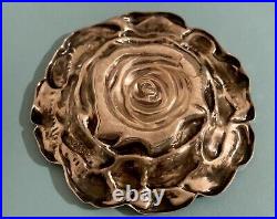 4 Fine Quality Gorham Sterling Silver Art Nouveau Nut Dishes. Holly Pattern