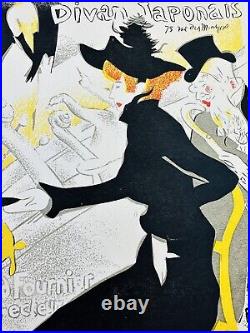 6P Set Toulouse Lautrec Rare 1940'S Silkscreen Print French Art Nouveau Posters