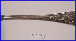 6er Set Antique Original Carl Weishaupt Art Nouveau Coffee Teaspoon 800 Silver