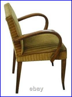 #8240 Set of Six Matching Art Nouveau Arm Chairs
