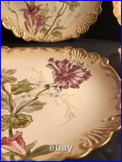 A Set Of 4 Antique Porcelain Plate, Royal Bonn, Art Nouveau/ Germany 1925