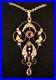 Antique_9ct_gold_pendant_chain_Set_with_Amethyst_Seed_Pearls_Art_Nouveau_01_fk