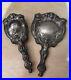 Antique_Art_Nouveau_Cupid_Cherub_Mirror_And_Brush_VANITY_Set_Monogram_M_01_hoc