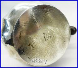 Antique Art Nouveau Italian Solid Silver Coffee / Tea Set Sugar Bowl Jug 800