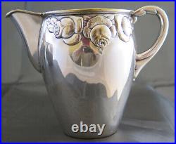 Antique Art Nouveau Tea Coffee Set Silver Plated Denmark R62