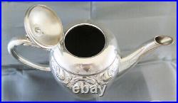 Antique Art Nouveau Tea Coffee Set Silver Plated Denmark R62