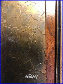 Antique Arts & Crafts-Era Tiffany Studios Zodiac Desk Set in Bronze, c1900
