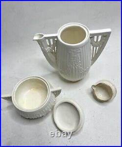 Antique Max Roesler Art Nouveau Porcelain cream & sugar set c. 1894