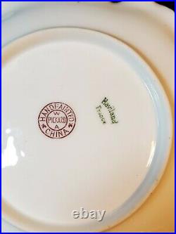 Antique Pickard Limoges Haviland Artist Signed Mayonnaise Dish Vintage Set Rare