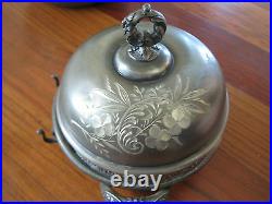 Antique Silverplate Art Nouveau 5 Piece Tea Set