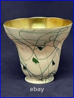 Antique Steuben Art Nouveau Glass Shade Floriform Set Of 6 F. Carder Aurene Fine