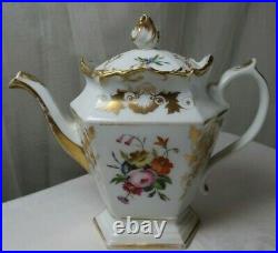 Antique Tea Coffee Set Pot Sugar Bowl & Creamer Germany Porcelain