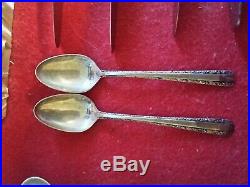 Antique Towle Candlelight Sterling Silverware set of 34