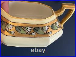 Antique Tressemann & Vogt T & V Limoges Art Nouveau 3 Piece Signed Tea Set