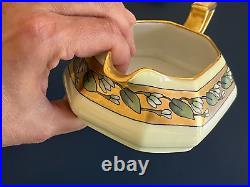 Antique Tressemann & Vogt T & V Limoges Art Nouveau 3 Piece Signed Tea Set