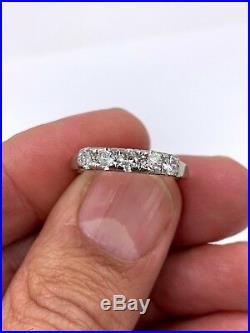 Art Deco European Diamond Wedding Set Engagement Platinum Ring 1.70cts