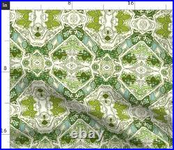 Art Nouveau Deco Greenery Vintage 100% Cotton Sateen Sheet Set by Roostery