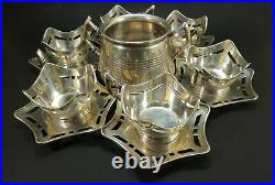 Art Nouveau-Jugendstil Wien Vienna Secession-Eduard Friedman Coffe set-800Ag