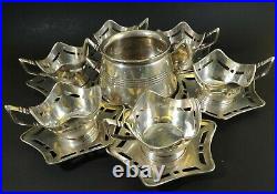 Art Nouveau-Jugendstil Wien Vienna Secession-Eduard Friedman Coffe set-800Ag