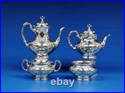 Art Nouveau R. Wallace & Simpson CO, Sterling Silver Tea & Coffee Set