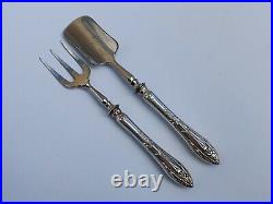 Art Nouveau Russian Silver 84 Antique Russian Silver Desset Service Set