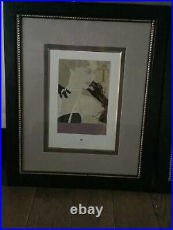 Art Nouveau Set Of Three Prints Framed