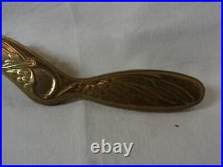 Art Nouveau Table Brush Set Copper Antique German #XA