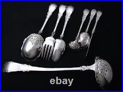 BERKSHIRE 1847 ROGERS SERVING PIECES SET c. 1897 ART NOUVEAU