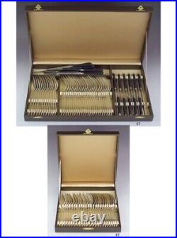 C1900 French 950 Silver 83pc Art Nouveau Flatware Set Serves 12