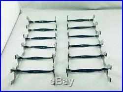 Christofle Gallia MARLY PATERN KNIVES REST SET HOLDER Silver plated