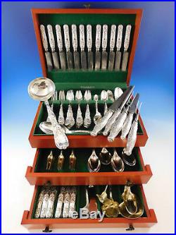 Chrysanthemum by Tiffany & Co. Sterling Silver Flatware Set Service 115 pieces