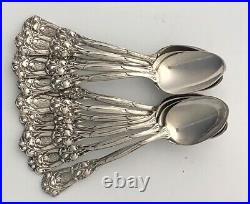 DURGIN IRIS Art Nouveau Sterling Silver FLATWARE SET 126 Pieces