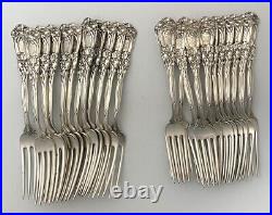 DURGIN IRIS Art Nouveau Sterling Silver FLATWARE SET 126 Pieces