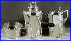 Danish Silver Tea Set 1897 Peter