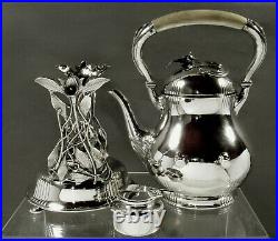 Danish Sterling Tea Set c1950 PETERSEN HAND MADE