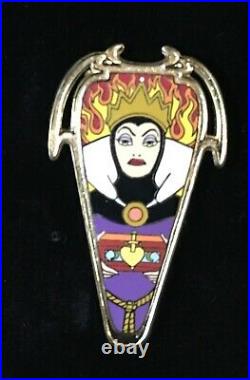 Disney Auctions Art Nouveau Villains Maleficent Evil Queen Ursula LE1000 Pin Set