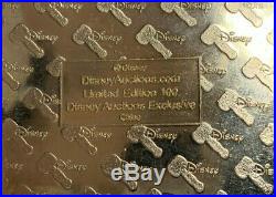 Disney Auctions Jumbo Art Nouveau Pin Set-Ariel, Aurora, Belle, Cinderella LE100