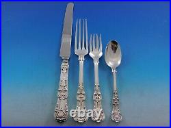 English King by Tiffany Sterling Silver Flatware Set Service 100 pc Dinner Boxed