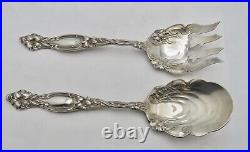 Frontenac Lily by International Art Nouveau Sterling Silver Salad Set