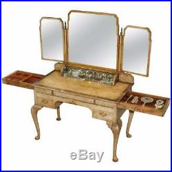 George Betjemann & Sons Metamorphic Dressing Table Sterling Silver Gold Gilt Set