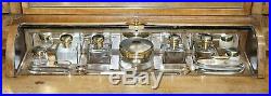 George Betjemann & Sons Metamorphic Dressing Table Sterling Silver Gold Gilt Set