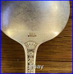 Gorham Versailles 6.75 Gumbo Spoon Set of 12 Antique Mono'ed Sterling Silver