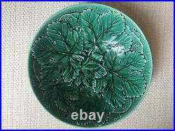 Green Wedgwood & Barlaston of Etruria Majolica Bowls Set of 6