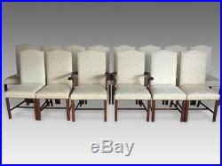 Harrods Ultra Opulent set 14 Hepplewhite style Chairs Pro French polished
