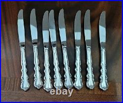 Intl Sterling Silver Flatware Angelique settings for 8 total 32 Pieces withchest