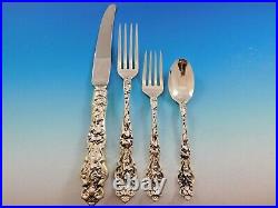 Irian by Wallace Sterling Silver Flatware Set for 12 Service 50 Pcs Dinner Size