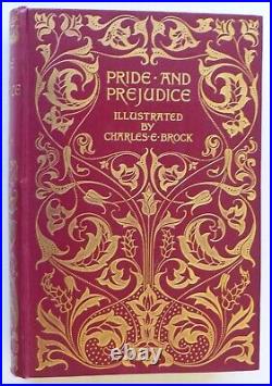 Jane Austen Novels, A. A Turbayne, Peacock Series Rare Art Nouveau Set