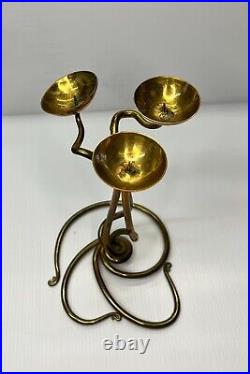 Joe Spoon Art Nouveau Candlesticks 1985 (Set of 2)